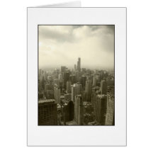 Chicago Skyline Mono Cards