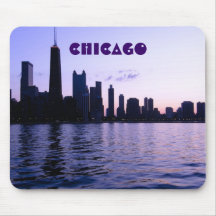 Chicago skyline mousepad