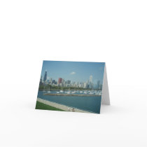 Chicago Skyline Note Card