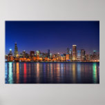 CHICAGO SKYLINE POSTER