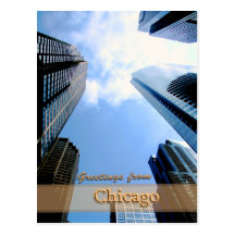 Chicago Skyscrapers Postcards