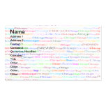 Chicago Text Design II Business Card I