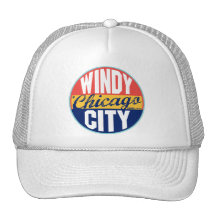 Chicago Vintage Label Trucker Hat