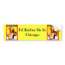 Chicago ~ Vintage Travel Bumper Stickers