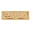 CHICEST RATTAN GIFT TAG business cards