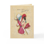 Chick Chic Birthday Card