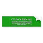 Chick Flick bumper stickers
