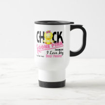 Chick Gone Pink For My Best Friend Breast Cancer Coffee Mugs