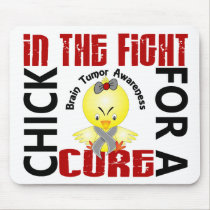 Chick In The Fight Brain Tumour mousepads