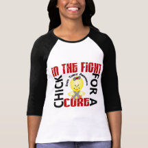 Chick In The Fight Brain Tumour T Shirt