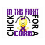Chick In The Fight Fibromyalgia Post Cards