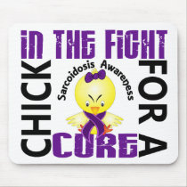 Chick In The Fight Sarcoidosis mousepads