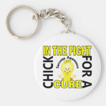 Chick In The Fight Sarcoma Key Chain