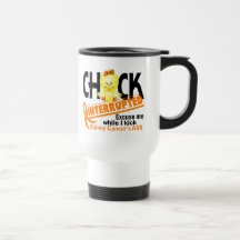 Chick Interrupted 2 Kidney Cancer Coffee Mugs