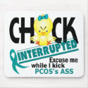 Chick Interrupted 2 PCOS mousepads