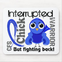 Chick Interrupted 3 CFS Chronic Fatigue Syndrome Mouse Pad