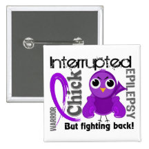 Chick Interrupted 3 Epilepsy Pins