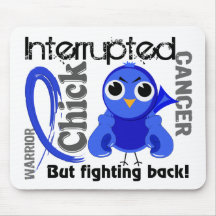 Chick Interrupted 3 Rectal Cancer / Anal Cancer Mouse Mat