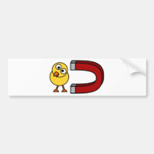 Chick Magnet Bumper Sticker