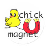 Chick Magnet stickers