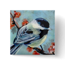 Chickadee Pin