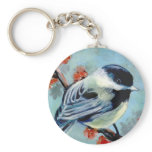 Chickadee keychains