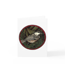 Chickadee Winter Bird Greeting Card