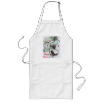 Chickadee's Christmas Tree Apron