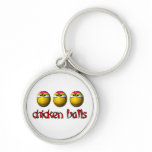 Chicken Balls Keychain