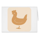 Chicken Hen Icon Card