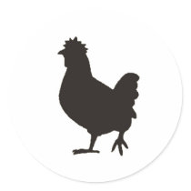 chicken is the new black sticker