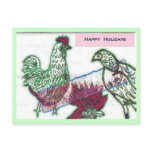 Chicken Joy Christmas Postcard - Customised