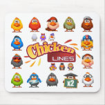 Chicken Linse Mousepad