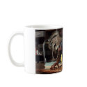 Chicken Playing a Jug Mug