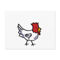 chicken post card