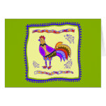 Chicken Quilt Greeting Card