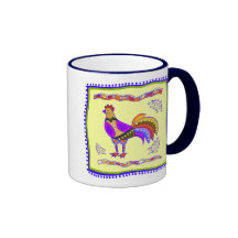 Chicken Quilt Mugs