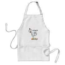 Chicken Says Cluck T-shirts and Gifts Apron