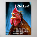 Chicken? - Undated Poster