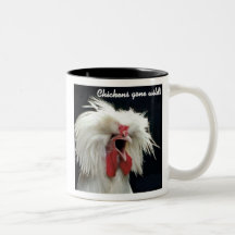 Chickens Gone Wild #2 Coffee Mugs