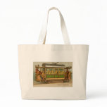 Chickens on Trolley Car Vintage Easter bags