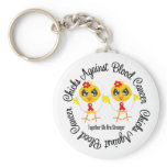 Chicks Against Blood Cancer Key Chain
