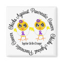 Chicks Against Pancreatic Cancer magnets