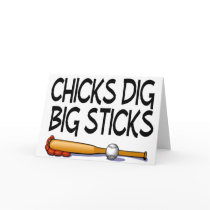 Chicks Dig Big Sticks (Baseball)
