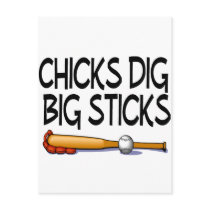 Chicks Dig Big Sticks (Baseball)