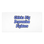 Chicks Dig Depression Fighters photo cards
