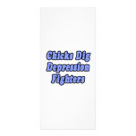 Chicks Dig Depression Fighters rack cards