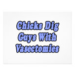 Chicks Dig Guys With Vasectomies Personalized Invite