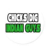 Chicks Dig Indian Guys stickers