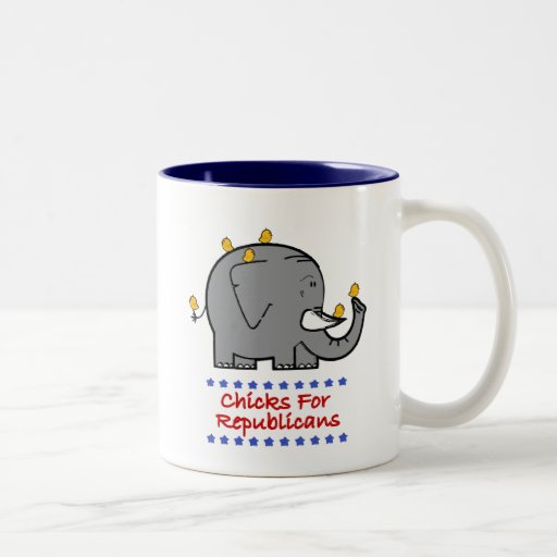 chicks for republicans mugs